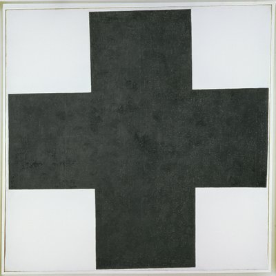 Zwarte Kruis, c.1923 door Kazimir Severinovich Malevich